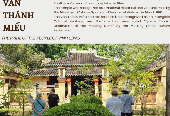 Vinh Long Van Thanh Temple – A place preserving the spirit of learning in Southern Vietnam.
