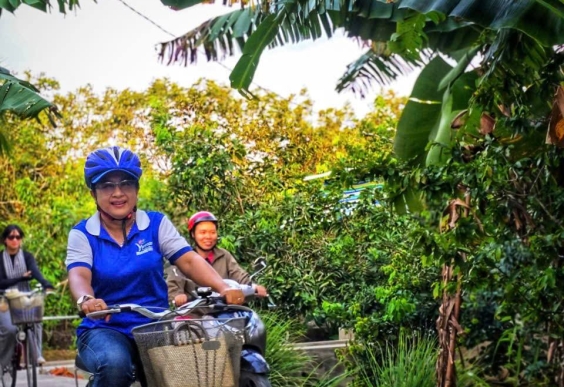 Buổi chiều đạp xe dạo mát 1 vòng cù lao! Cảm giác thật bình yên