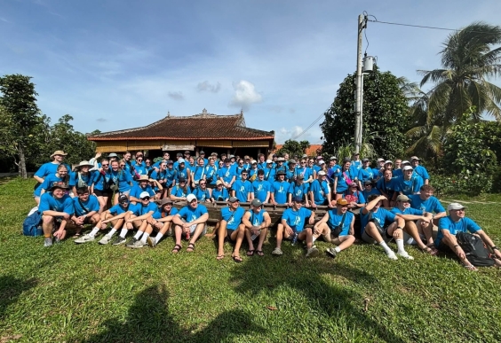 Đoàn học sinh Nam Phi trải nghiệm Homestay Út Trinh
