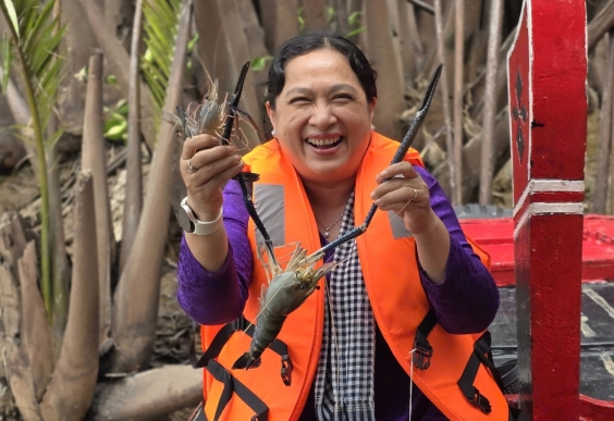 Experience Setting Shrimp Traps on the Cửa Đại River