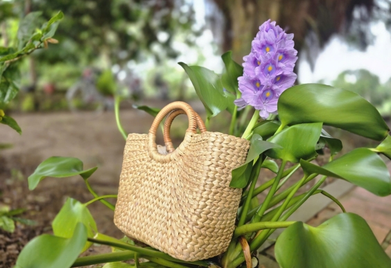 Nét đẹp nghề đan lục bình ở Miền Tây